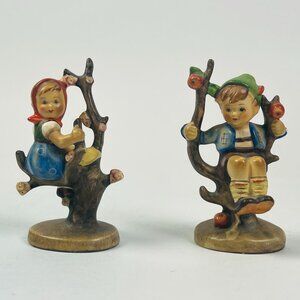Hummel 1950's  Apple Tree Boy & Apple Tree Girl 141 3/0 & 142 3/0 TMK2